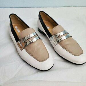 Geox Marlyna Leather‎ Moccasin Sz 37 EUC MSRP $130